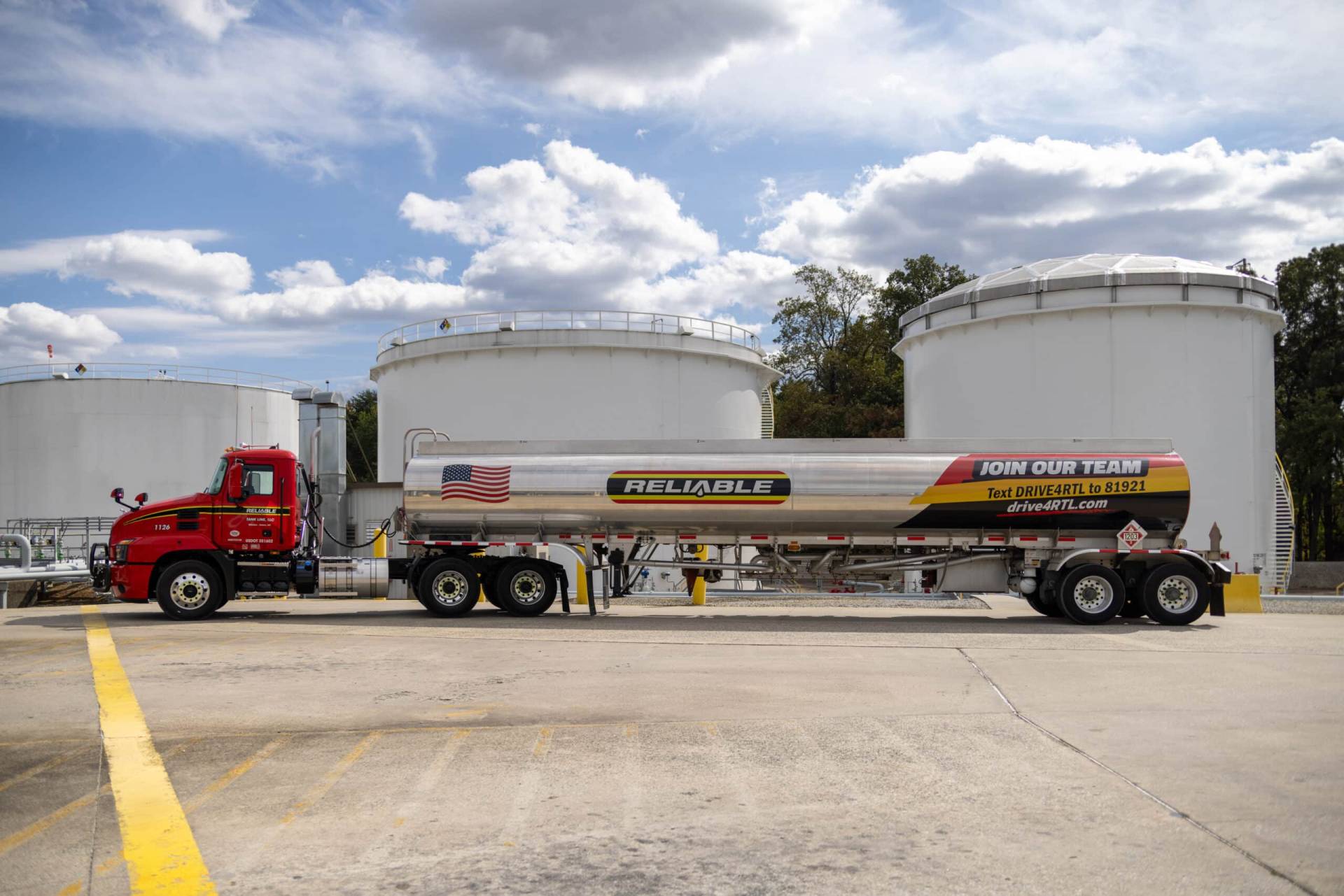 Reliable Tank Line truck